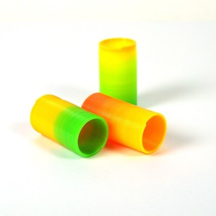 G&ouml;kkuşağı Slinky Stres Yayı - Slim (24 adet)