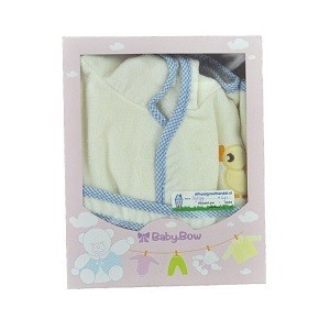 BABY BOW Bebek Bornozu Sarı / Mavi