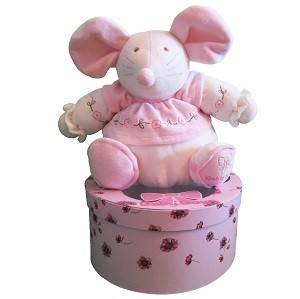 HEDİYELİK KUTUDA BABY BOW PELUŞ OYUNCAK - MODEL 11